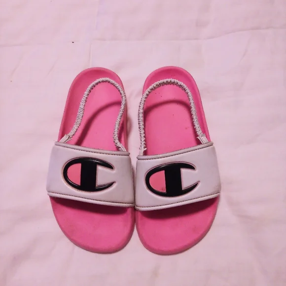 {Champion} Girl's Slides Size 10 - Picture 4 of 6
